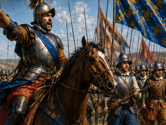 The relief army on the march