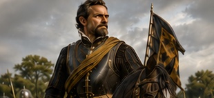 Gaspard (Jasper) van der Noot in armour